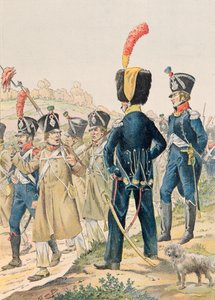Outfit van Franse troepen in alle tijden: Officieren van Voltigeurs en Lichte Infanteriejagers onder het Eerste Keizerrijk, Privécollectie door pseudonym for Onfray de Breville Jacques Job