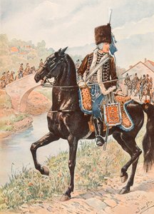 Jacques Marie Gaston Onfroy de Breville - Uniformen van de Franse troepen: Kolonel van de Hussars van Chamborant