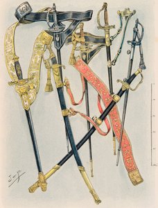 Outfit van de Franse troepen in alle tijden: De wapens van de Staten Generaal, reglement van het Jaar XII, Privécollectie