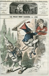 La fille bien gardee. Omslag in 