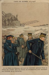 WO1: De soldatenkoning (illustratie) door pseudonym for Onfray de Breville Jacques Job