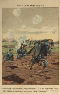 WW1: Om de baas te redden (illustratie)