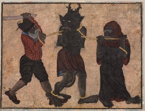 Demon in kettingen