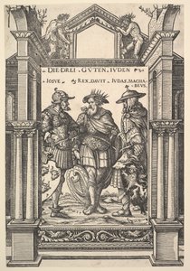 De Drie Joodse Helden, uit Helden en Heldinnen door the Elder Hans Burgkmair
