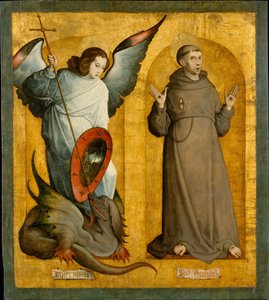Heiligen Michael en Franciscus door the Elder Juan de Flandes
