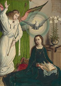 De annunciatie, ca. 1508-1519 door the Elder Juan de Flandes