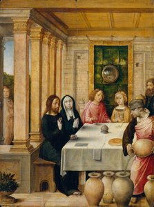 Het bruiloftsfeest in Kana, ca. 1500-1504.