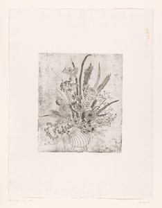 Vaas met bloemen door unknown (signed by artist)
