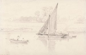 De Theems bij Kew, 9 februari 1806 door unknown artist
formerly John Constable
