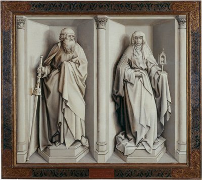 Het huwelijk van de Maagd door Master of Flémalle