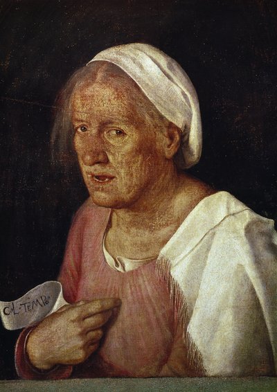La Vecchia (De Oude Vrouw) door Giorgione