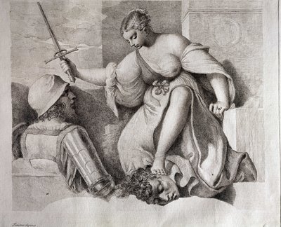 Salome met het hoofd van Johannes de Doper (Tiziano Dipinse) door (1476/8 1510) Giorgione