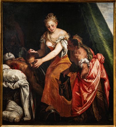 Judith met het hoofd van Holofernes (detail) door (1528 88) Veronese