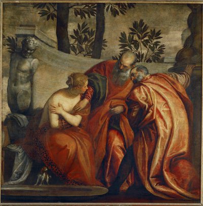 Susanna en de twee oudsten ... door (1528-88) Veronese