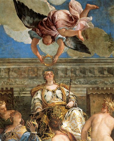 De Apotheose van Venetië (detail) door (1528 88) Veronese