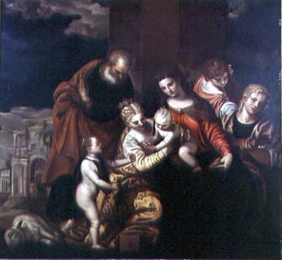 Het mystieke huwelijk van St. Catherine door Veronese