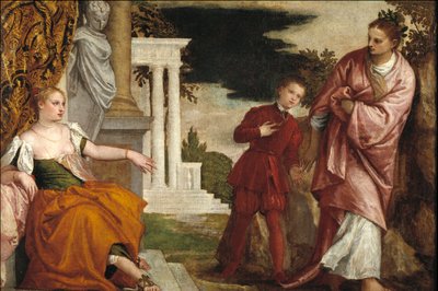 Jonge man tussen deugd en ondeugd door Veronese