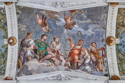 Het Hof van Liefde, Kamer van de Huwelijkse Liefde door Veronese
