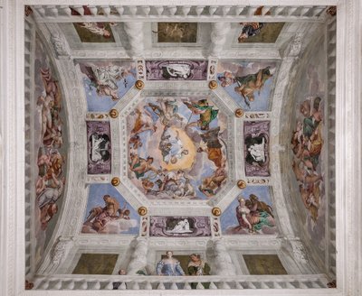 De Olympus, gewelf van de Hal van Olympus door Veronese