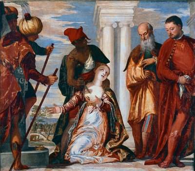 Het martelaarschap van Sint Justine door Veronese