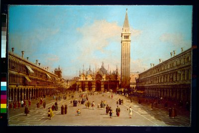 Piazza San Marco met uitzicht op de Basiliek van San Marco door (1697 1768) Canaletto