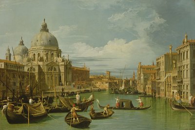 De ingang van het Canal Grande, Venetië, ca. 1730 door Canaletto