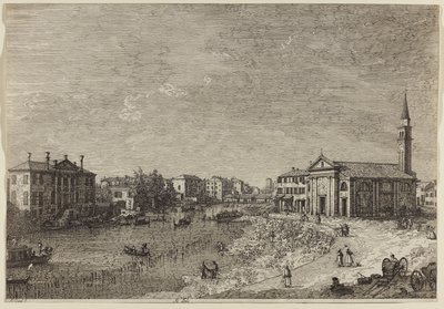Al Dolo door Canaletto