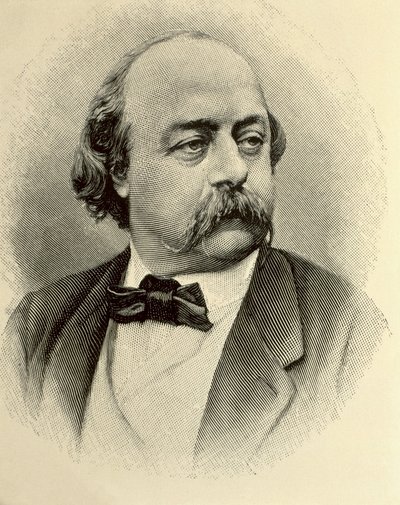 FLAUBERT, Gustave (1821-1880). Engelse schrijver. Gravure door (1820 1910) (after) Nadar