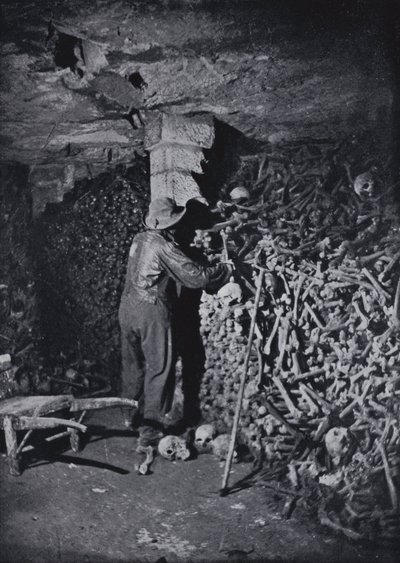In de catacomben van Parijs door Nadar