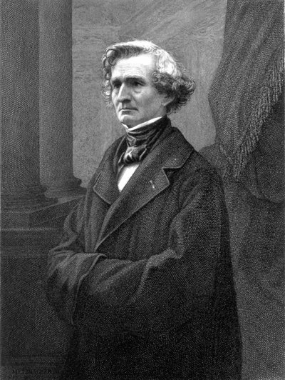 Portret van Berlioz naar Nadar - in Contemporary Portraits door Nadar