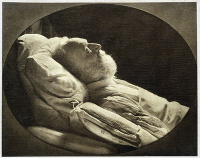 Victor Hugo op sterfbed, 22 mei door Nadar