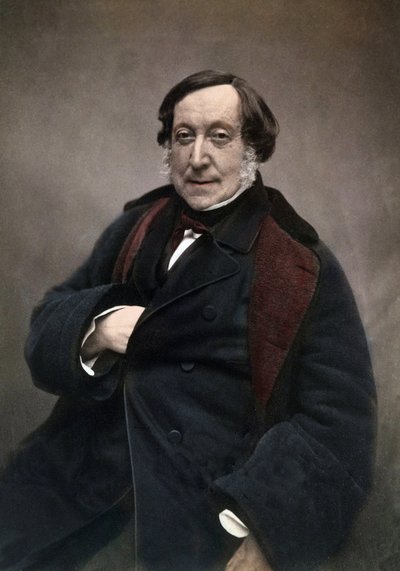 Gioachino (Antonio) Rossini (1792-1868) Italiaanse componist. naar een foto van Nadar door Nadar