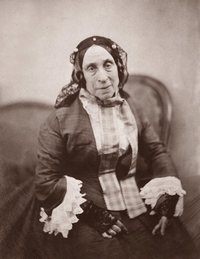 Portret van Madame Desbordes Valmore (Marceline Felicite Josephine Desbordes-Valmore) door Nadar