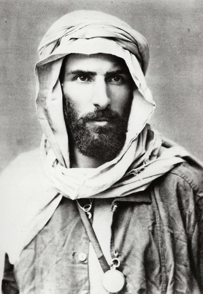 Portret van Savorgnan de Brazza, circa 1889, foto door Nadar. door Nadar