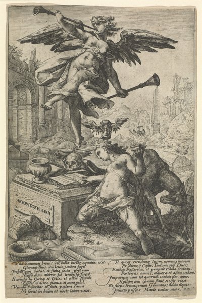 Roem en Geschiedenis, na 1586 door (after) Dutch School