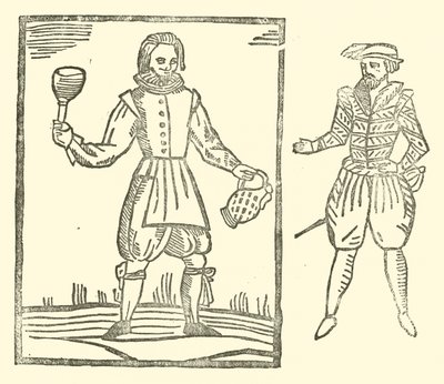 Illustratie voor The Roxburghe Ballads door (after) English School