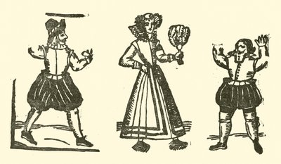 Illustratie voor The Roxburghe Ballads (houtsnede) door (after) English School
