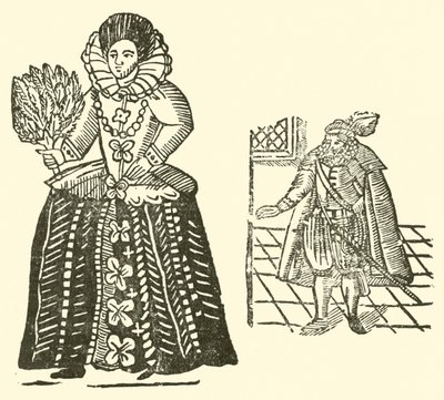 Illustratie voor The Roxburghe Ballads (houtsnede) door (after) English School