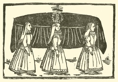 Illustratie voor The Roxburghe Ballads (houtsnede) door (after) English School