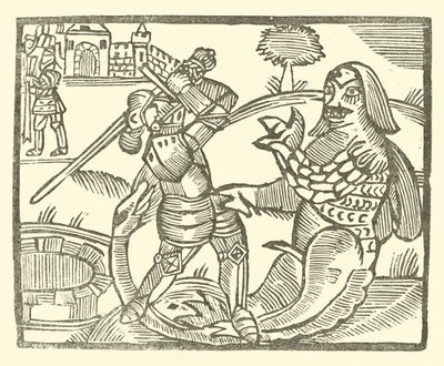 Illustratie voor The Roxburghe Ballads (houtsnede) door (after) English School