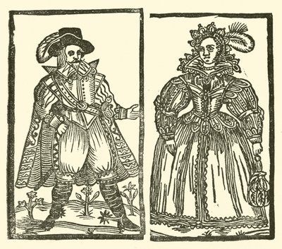 Illustratie voor The Roxburghe Ballads (houtsnede) door (after) English School