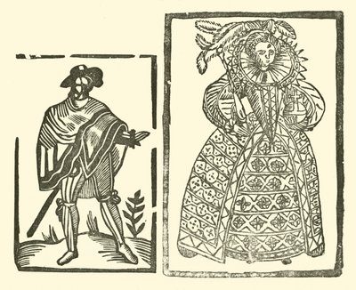 Illustratie voor The Roxburghe Ballads door (after) English School