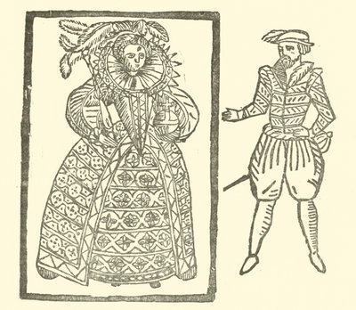 Illustratie voor The Roxburghe Ballads (houtsnede) door (after) English School