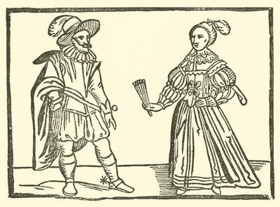 Illustratie voor The Roxburghe Ballads door (after) English School