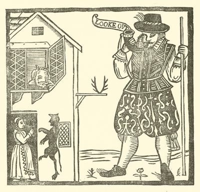 Illustratie voor The Roxburghe Ballads door (after) English School