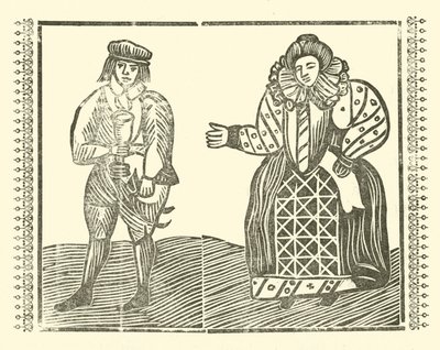 Illustratie voor The Roxburghe Ballads door (after) English School