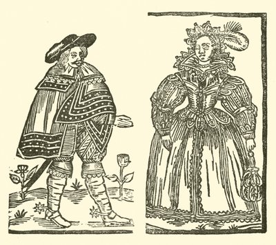 Illustratie voor The Roxburghe Ballads door (after) English School