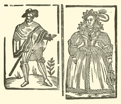 Illustratie voor The Roxburghe Ballads door (after) English School