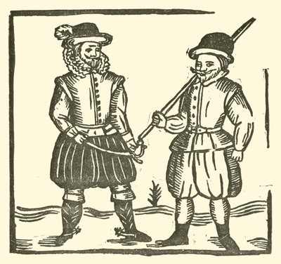 Illustratie voor The Roxburghe Ballads door (after) English School