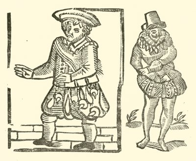 Illustratie voor The Roxburghe Ballads door (after) English School